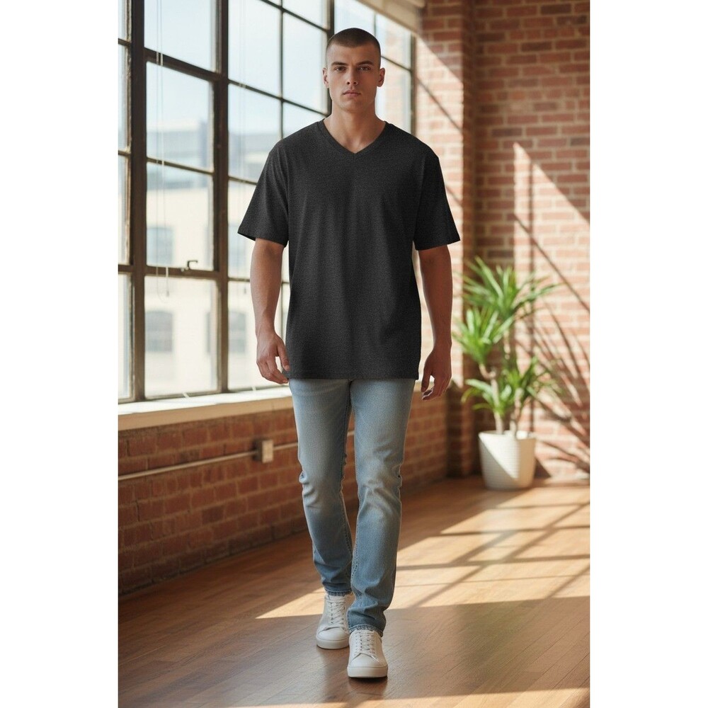 Old Navy Active Men's  Charcoal  Cotton Soft Wash T shirt Size XXL  NWT